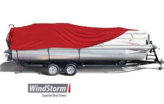 WindStorm&trade; boat covers are created from solution dyed fabric which results in a vastly superior product that will hold color longer and remain much stronger.