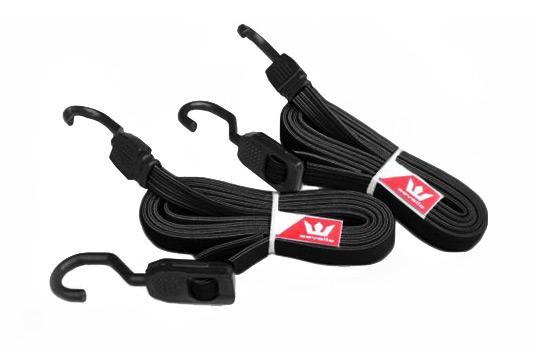 OPTIONAL: 8 pack of adjustable flat nautical bungee straps