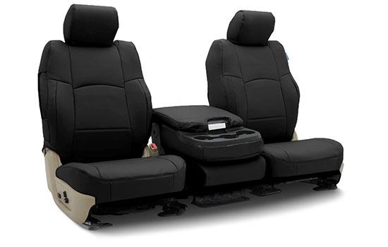 premium leatherette custom seat covers folded