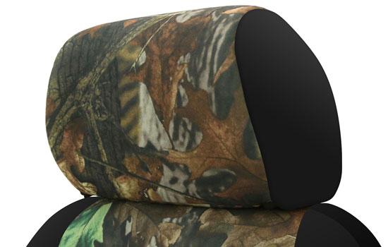 realtree custom seat covers headrest