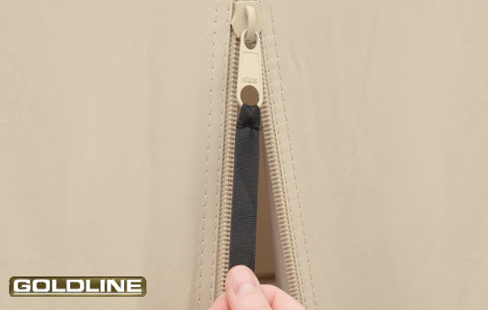 Extended pulls make zipper use simple - even in cold weather.