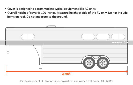 Goldline Horse Trailer Cover Measurement Guide