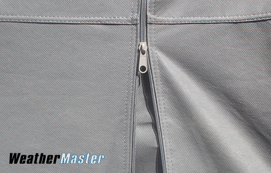 Heavy duty zippers made to last, perform great in any weather condition