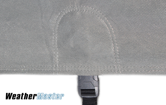 Heavy duty quick detach buckles make installation and removal easier.