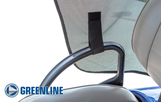 Greenline Golf Cart Shade by Eevelle handles