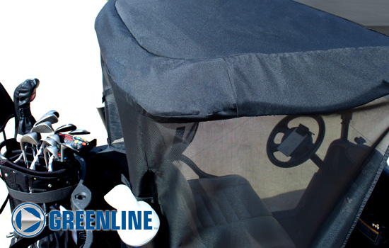 Greenline Golf Cart Shade by Eevelle roof