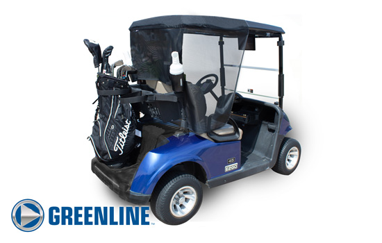 Greenline Golf Cart Shade by Eevelle rear