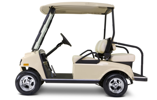 4 passenger golf cart with short roof