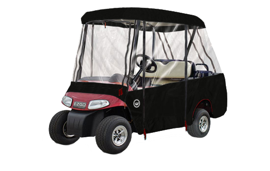 SUNBRELLA 2 Passenger Roof / 4 Passenger Seating Golf Cart Enclosure	