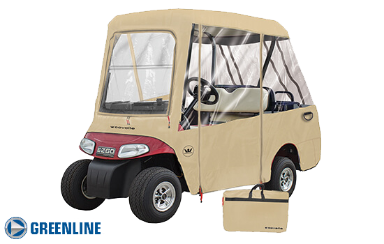 Sunbrella Track-Style Golf Cart Enclosure – Select Golf Cart Covers