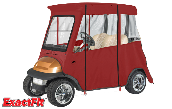 SUNBRELLA 2 PASSENGER Semi-Custom Golf Cart Enclosure 