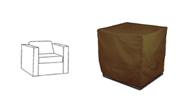 Modular Sectional Club Chair Cover 