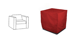 Modular Sectional Club Chair Cover 