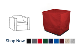 Modular Sectional Club Chair Cover 