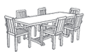 Rectangular Table Set Cover 