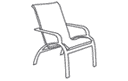 High Back Patio Chair Cover	