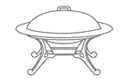 Round Firepit Cover	