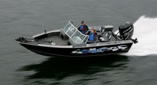 Eevelle Aluminum Fishing Boat with Walk Thru Windshield