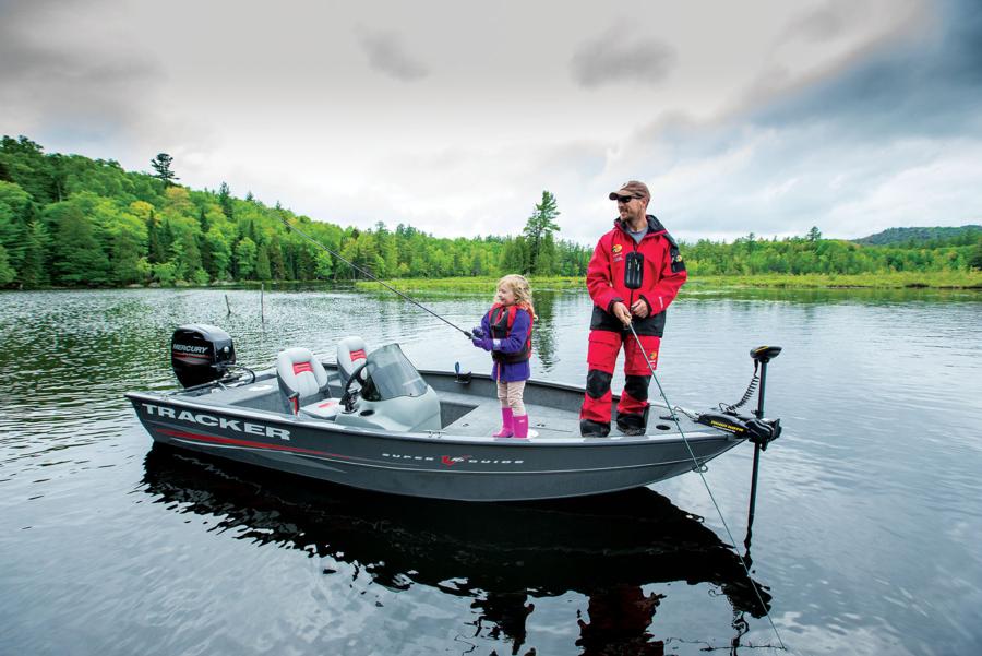 Eevelle Tracker V Hull Fishing Boat with Side Console