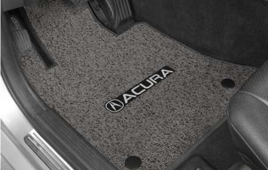 Black Nylon Carpet Coverking Custom Fit Front Floor Mats for Select Acura Legend Models 