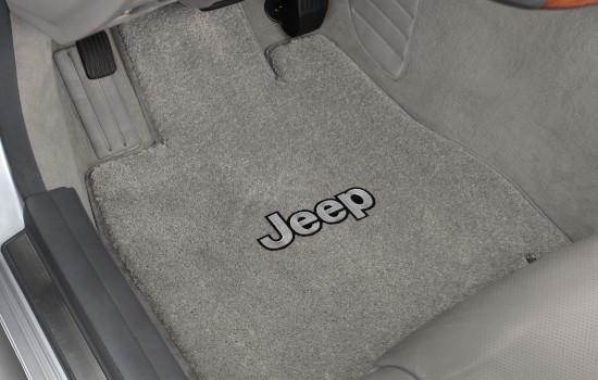 Jeep Silver Luxe Mats Grey Driver