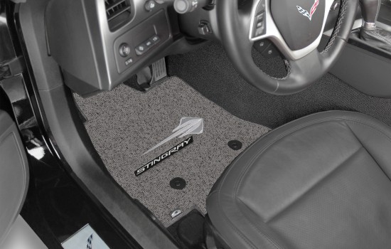 Stingray Double Berber Car Mats Grey Heathered Driver