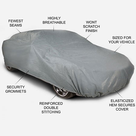 Truck Covers Full Exterior Car Cover UV Resistance Semi-Custom Car Cover Windproof Outdoor Auto Covers for 210 Truck 